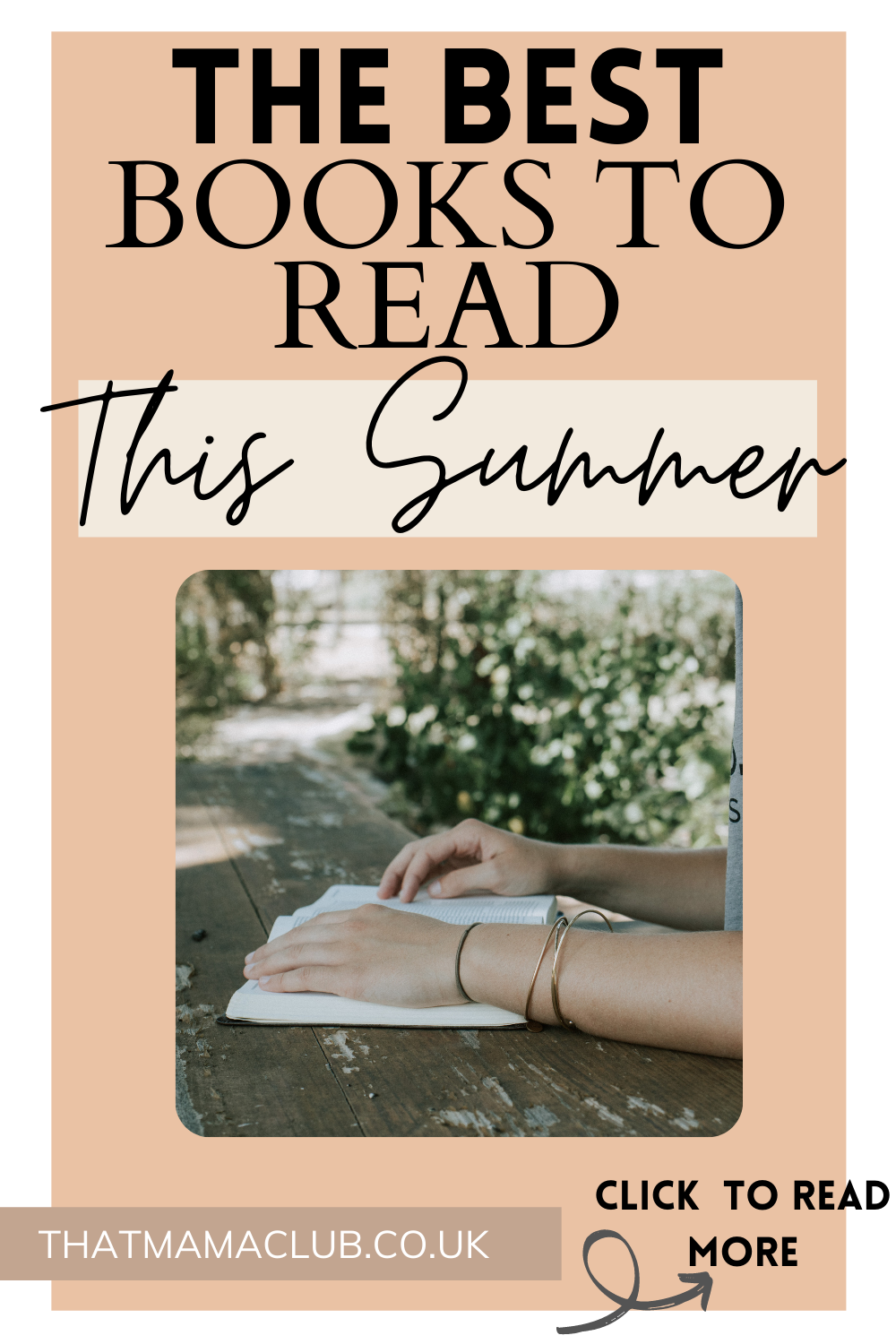 BOOKS TO READ THIS SUMMER