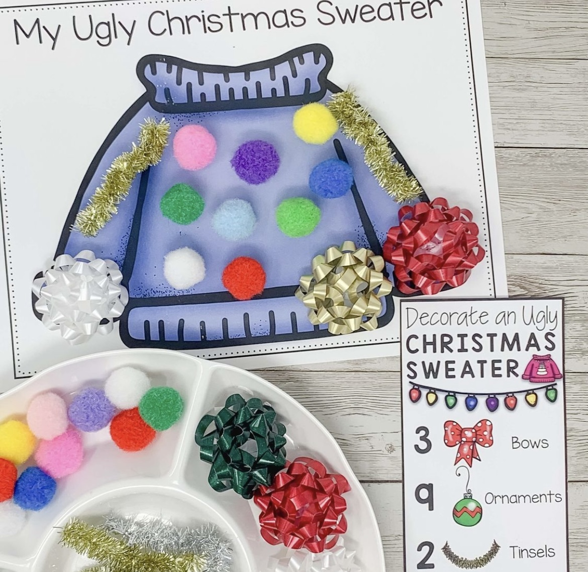 Christmas crafts, treats and play ideas